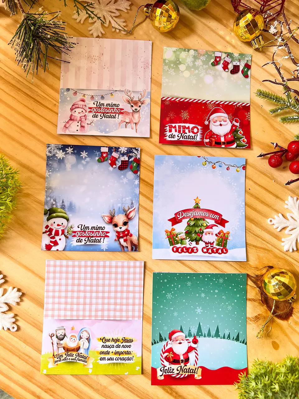 Arquivo de corte Balinhas e Cards Natal - Ilustracin 9
