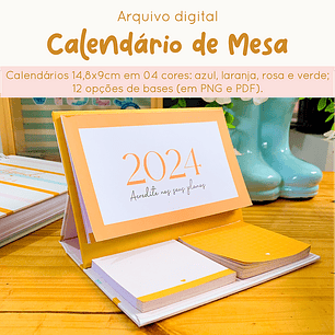 Calendário de Mesa 2024 - Papel Sorriso