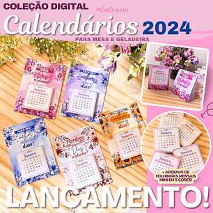 Kit Digital CALENDÁRIOS 2024 - Ilustracin