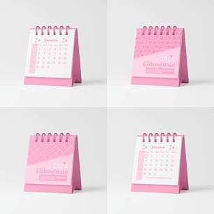  Arquivo Calendário Rosa 2024