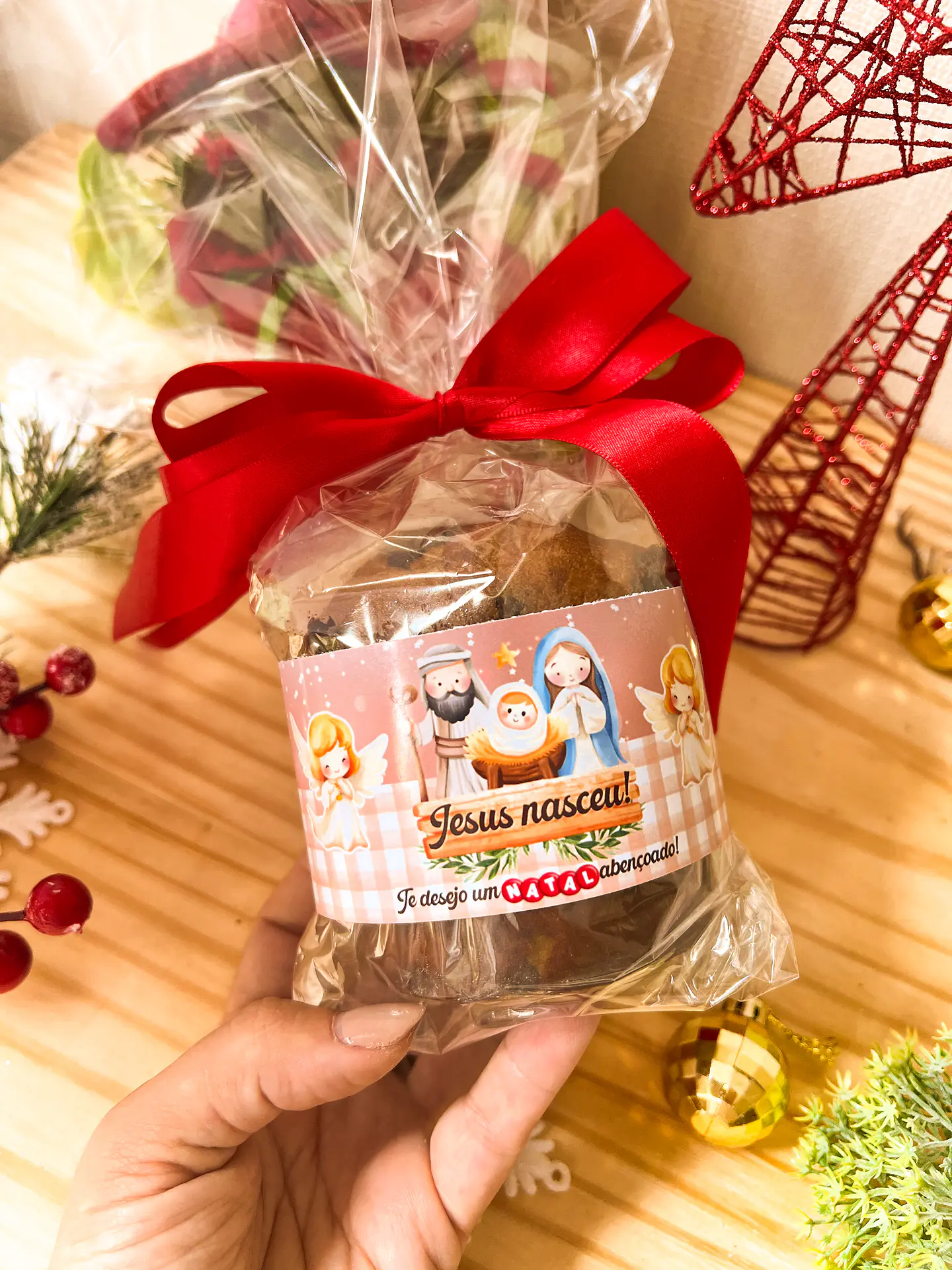 ARQUIVOS DE CORTE KIT CINTAS PANETONE NATAL - ILUSTRACIN 17