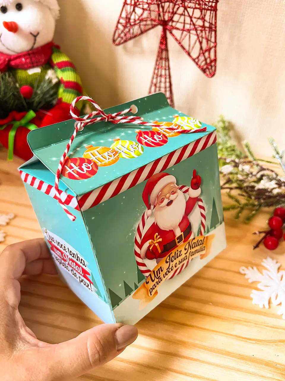 ARQUIVOS DE CORTE CAIXA CANECA NATAL - ILUSTRACIN 7