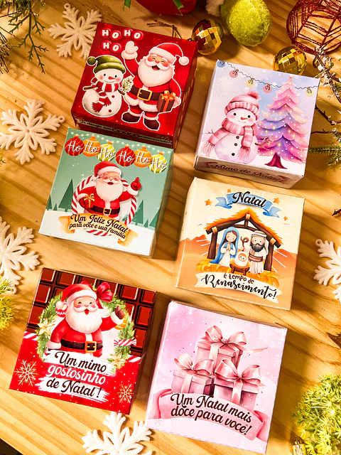 ARQUIVOS DE CORTE CAIXAS DOCINHOS NATAL - ILUSTRACIN