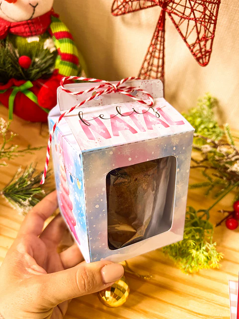 ARQUIVOS DE CORTE CAIXA MINI PANETONE NATAL - ILUSTRACIN