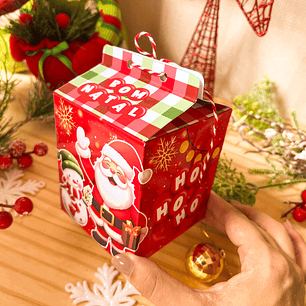 ARQUIVOS DE CORTE CAIXA MINI PANETONE NATAL - ILUSTRACIN