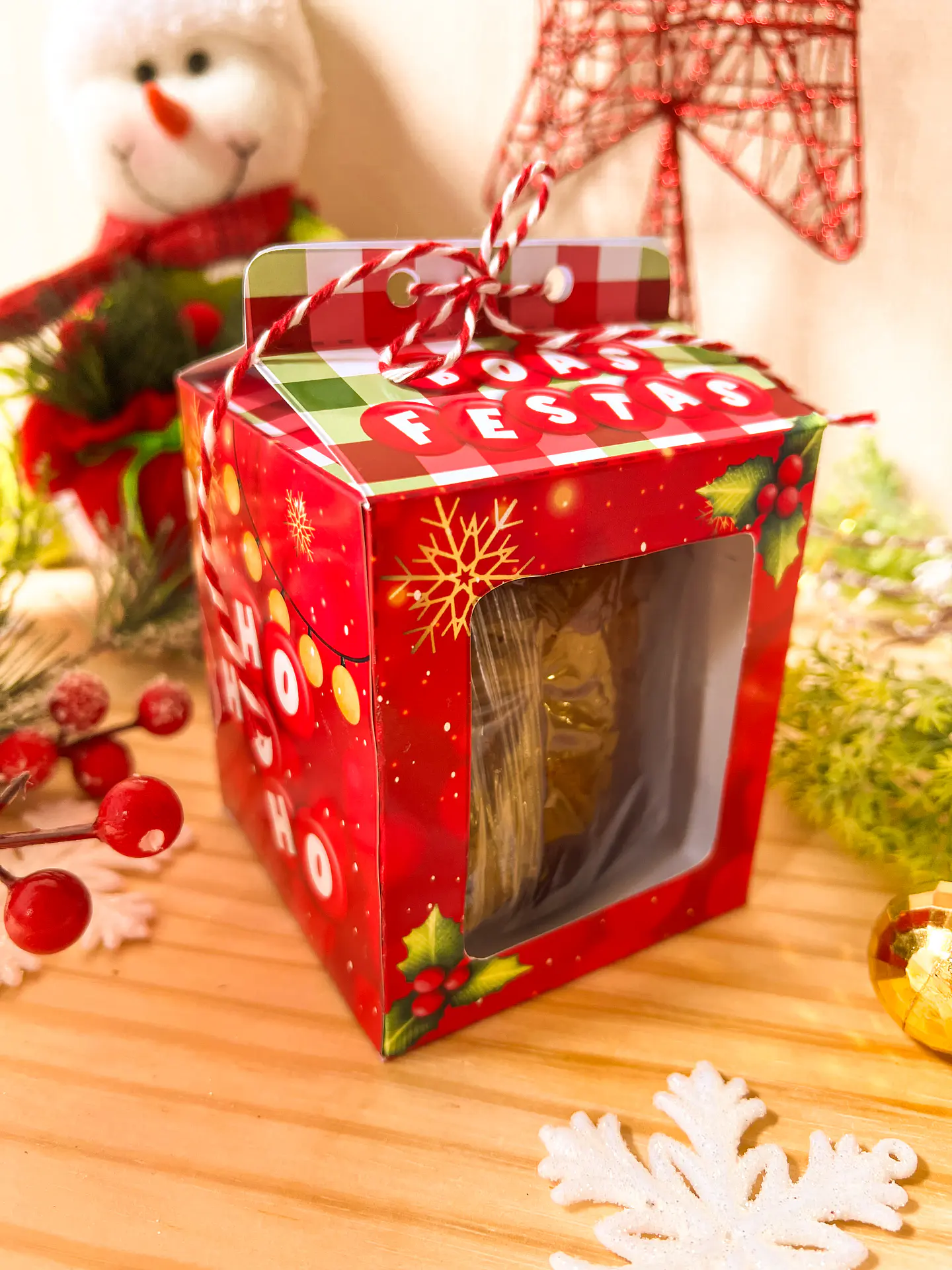 ARQUIVOS DE CORTE CAIXA MINI PANETONE NATAL - ILUSTRACIN 11