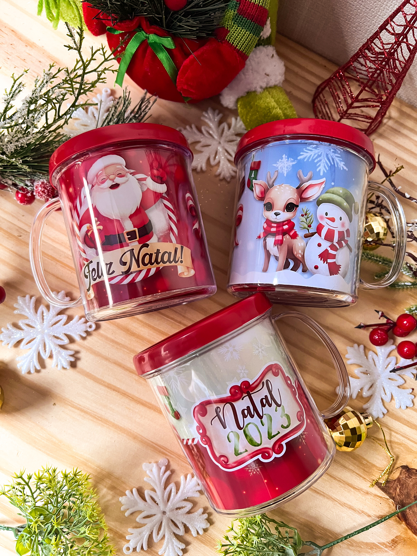 ARQUIVOS DE CORTE CANECA ACRILICA NATAL - ILUSTRACIN 1