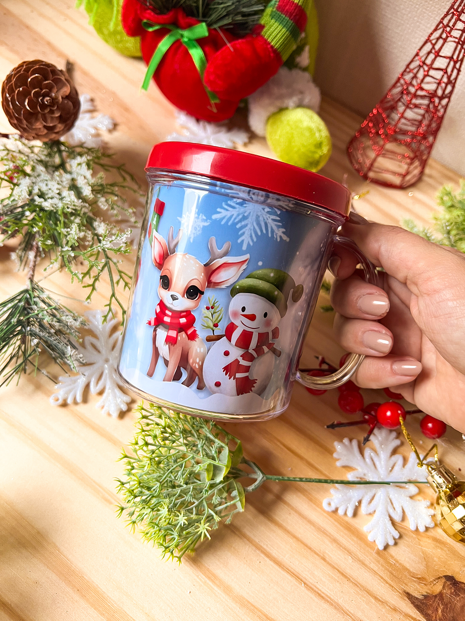 ARQUIVOS DE CORTE CANECA ACRILICA NATAL - ILUSTRACIN 5