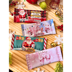 ARQUIVOS DE CORTE CHOCOLATE 80G NATAL - ILUSTRACIN
