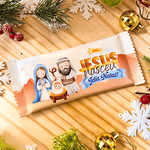 ARQUIVOS DE CORTE CHOCOLATE 80G NATAL - ILUSTRACIN