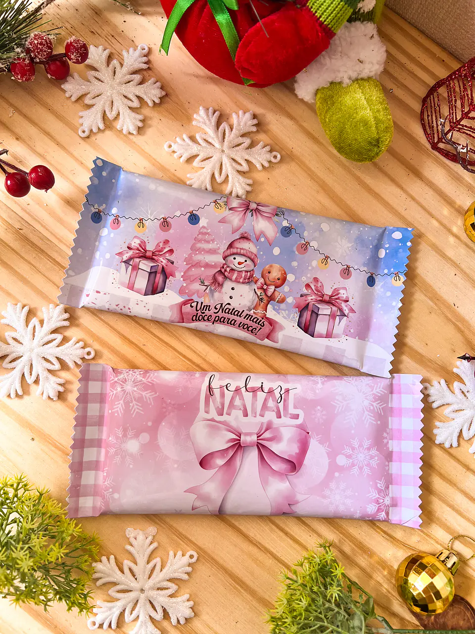 ARQUIVOS DE CORTE CHOCOLATE 80G NATAL - ILUSTRACIN 4