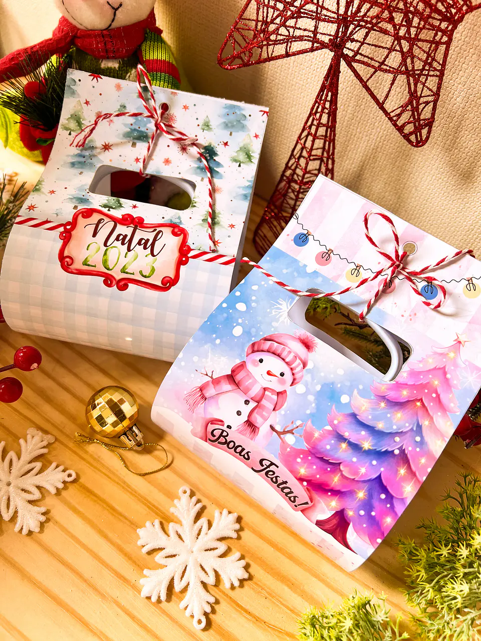 ARQUIVOS DE CORTE CINTA CANECAS NATAL - ILUSTRACIN 1