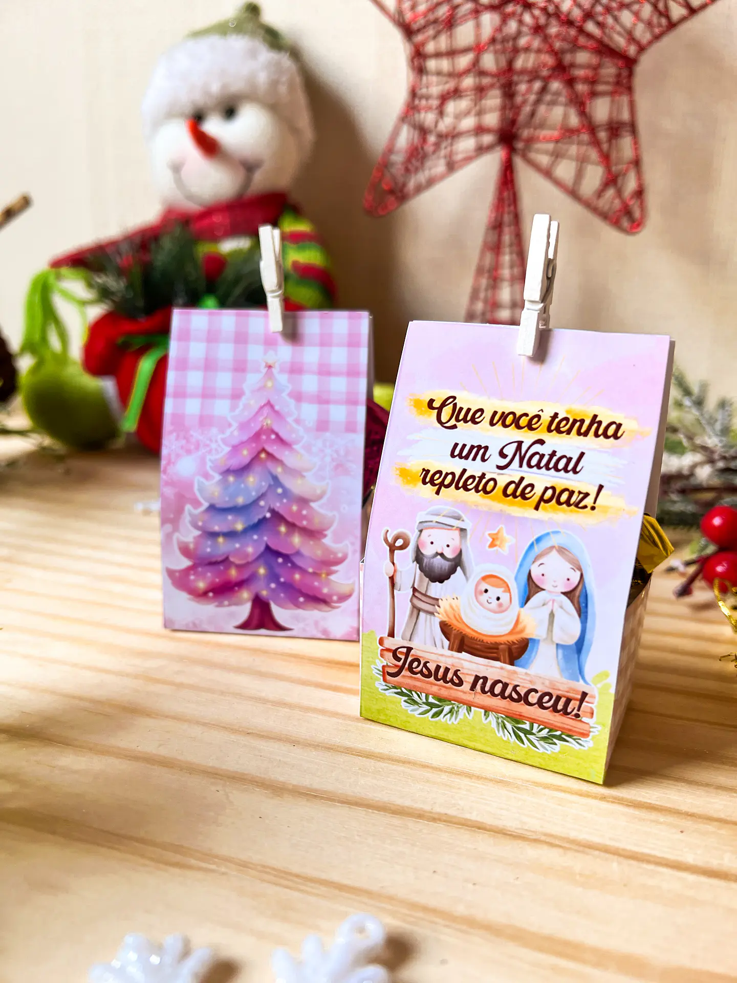 ARQUIVOS DE CORTE PORTA BOMBOM NATAL - ILUSTRACIN 4