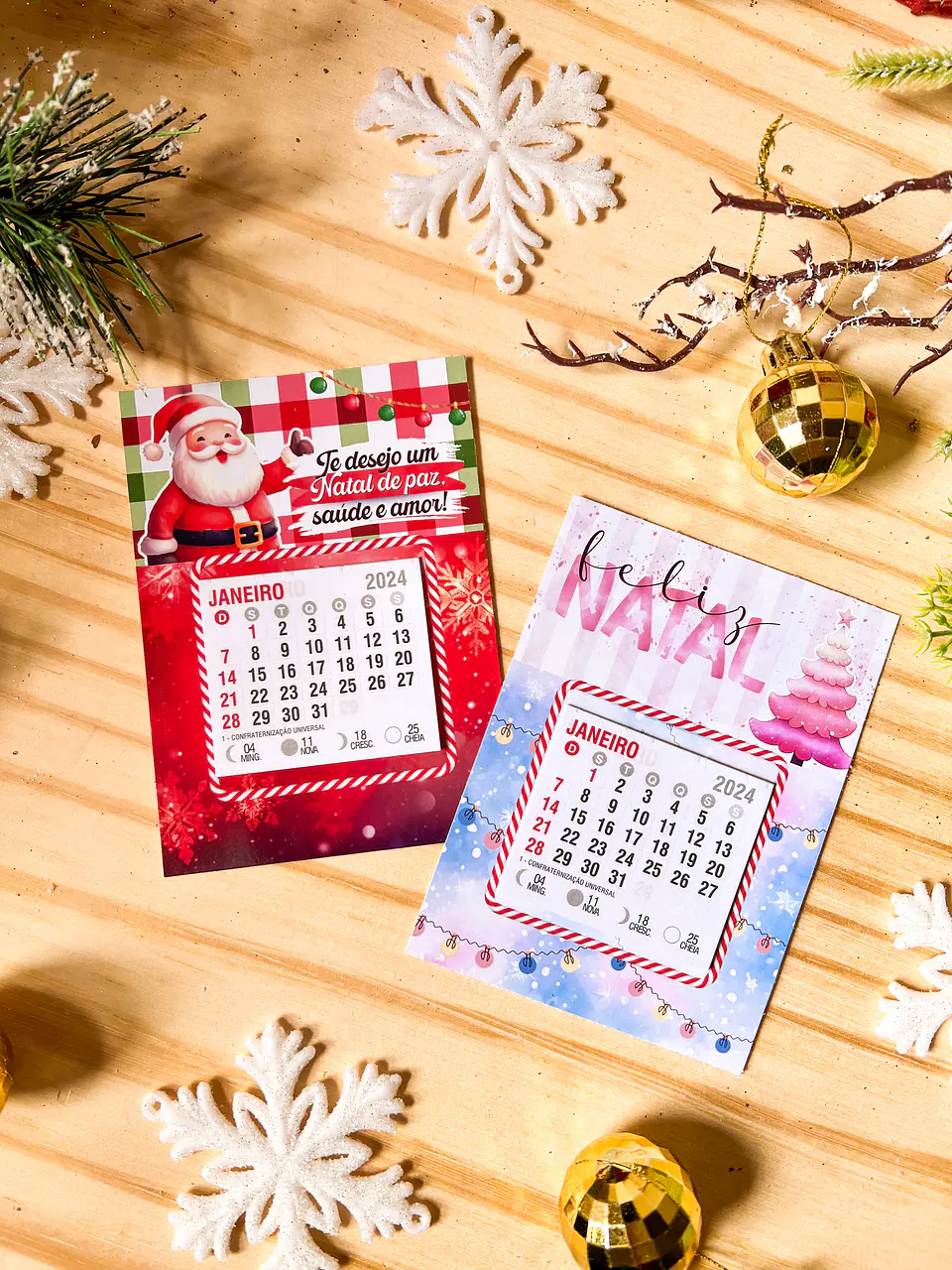 ARQUIVOS DE CORTE PORTA CALENDÁRIO IMÃ NATAL - ILUSTRACIN 1