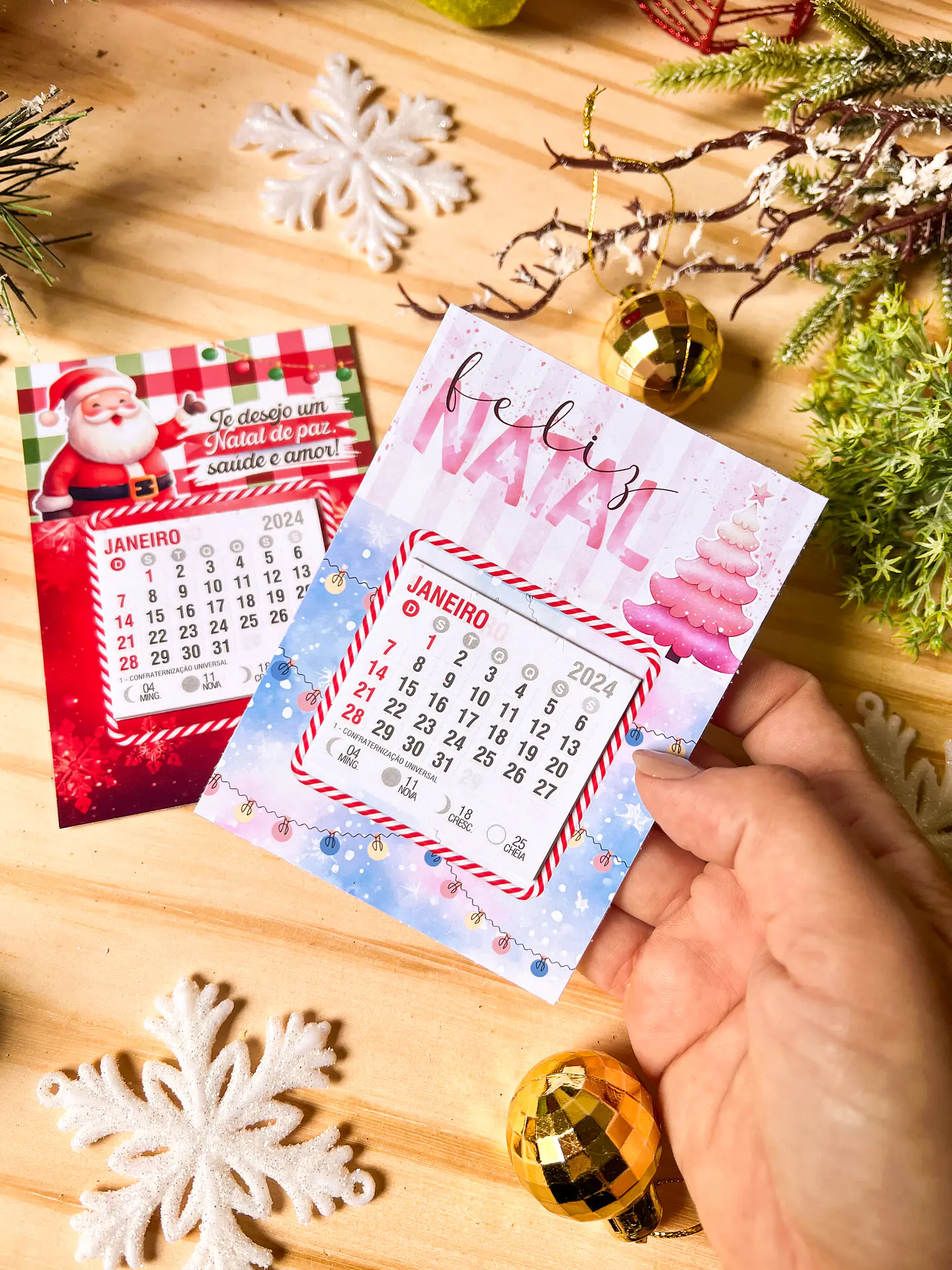 ARQUIVOS DE CORTE PORTA CALENDÁRIO IMÃ NATAL - ILUSTRACIN 2