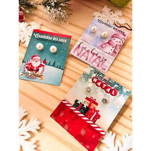 ARQUIVOS DE CORTE TAG BRINCOS NATAL - ILUSTRACIN