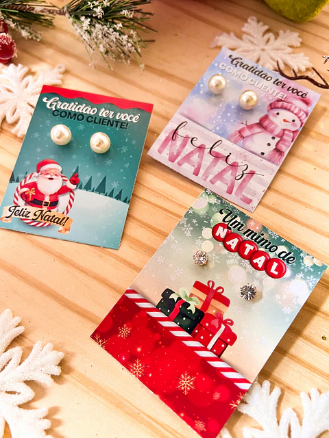 ARQUIVOS DE CORTE TAG BRINCOS NATAL - ILUSTRACIN