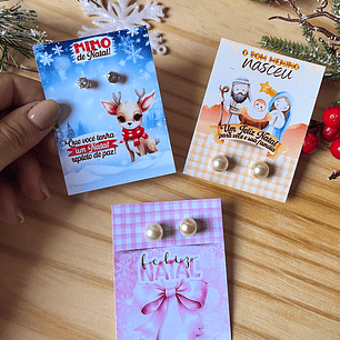 ARQUIVOS DE CORTE TAG BRINCOS NATAL - ILUSTRACIN