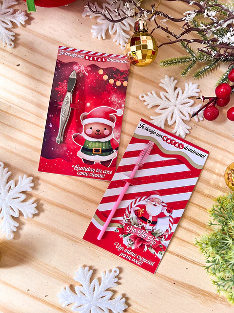 ARQUIVOS DE CORTE TAGS MINI LIXA E ESCOVINHA NATAL - ILUSTRACIN