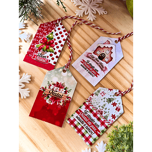 ARQUIVOS DE CORTE TAGS PRESENTES NATAL - ILUSTRACIN