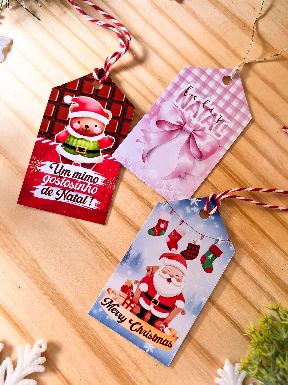 ARQUIVOS DE CORTE TAGS PRESENTES NATAL - ILUSTRACIN 4