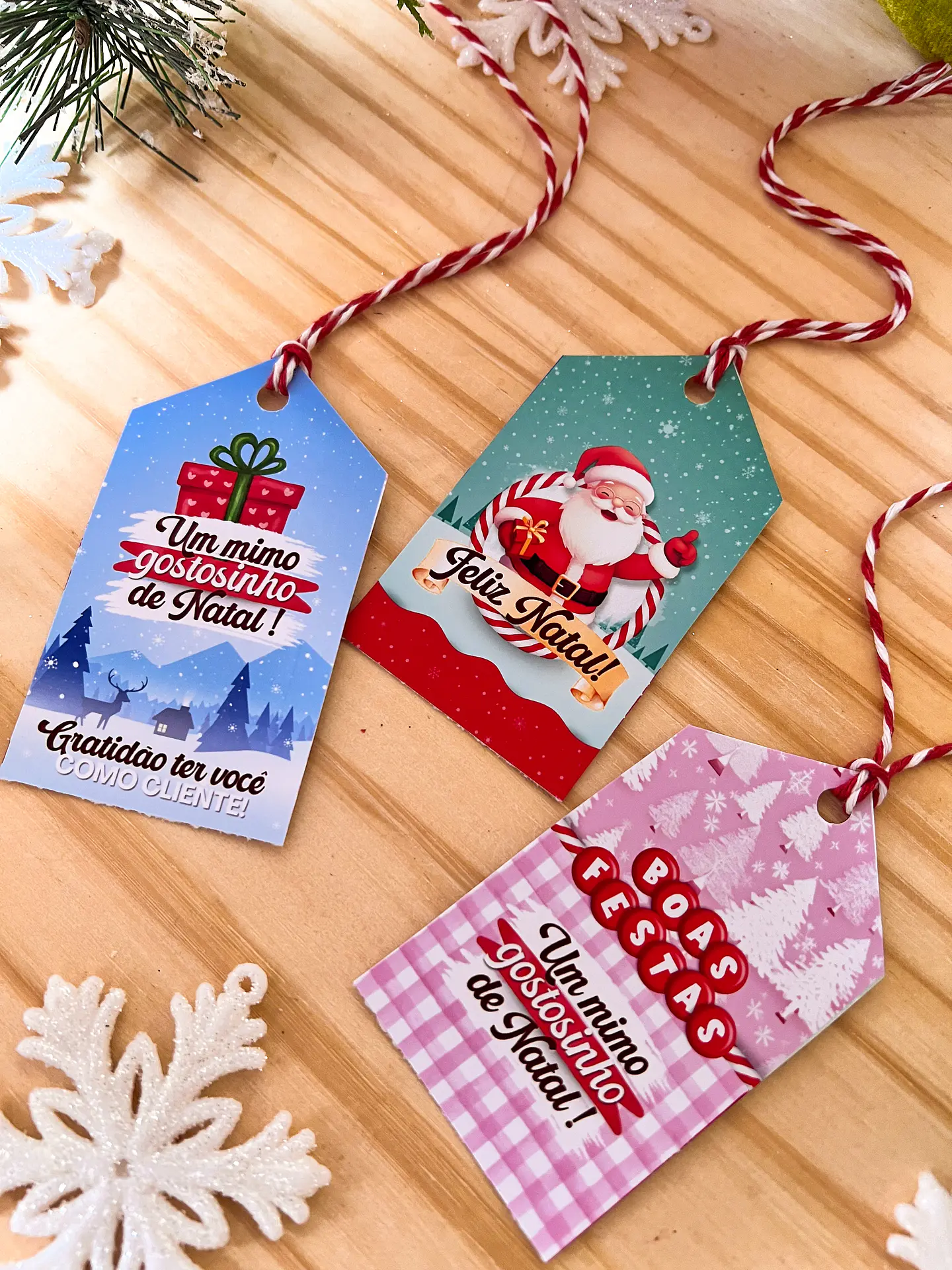 ARQUIVOS DE CORTE TAGS PRESENTES NATAL - ILUSTRACIN 5