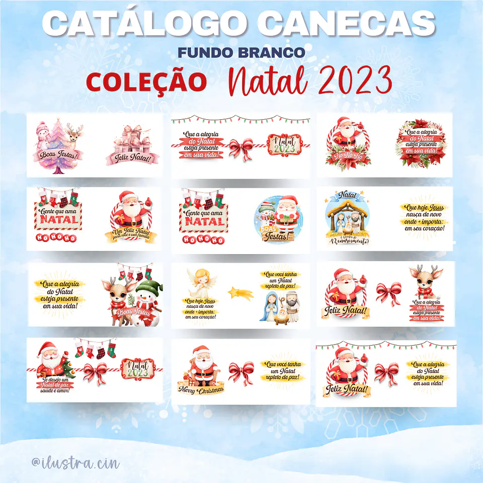 ARQUIVO CANECAS NATAL - ILUSTRACIN 2