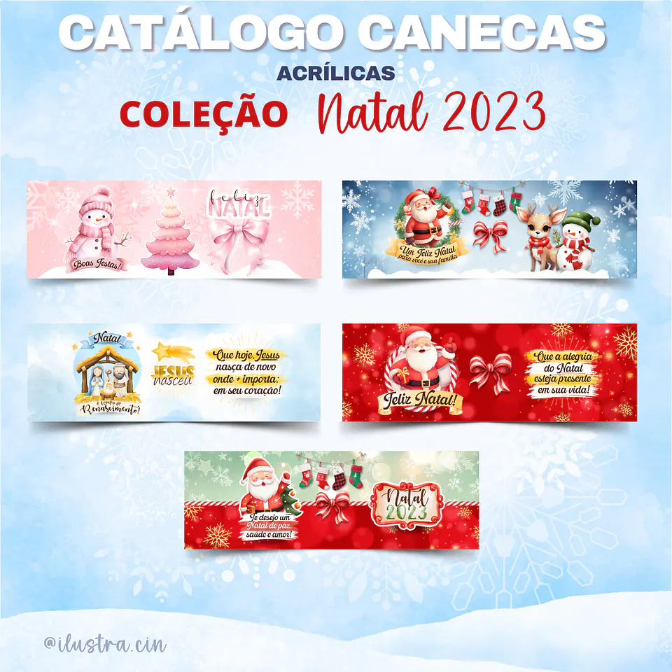 ARQUIVO CANECAS NATAL - ILUSTRACIN 3