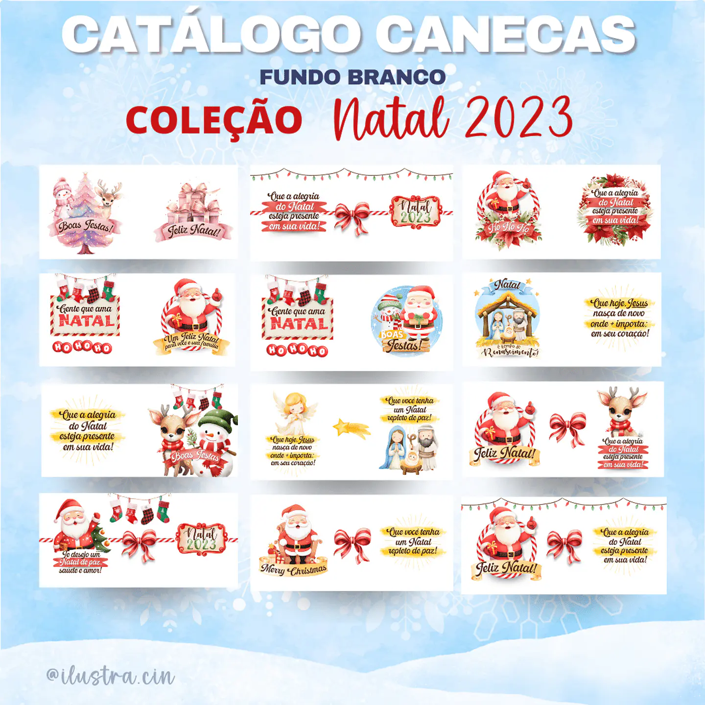 Kit Digital COMPLETO Natal 2023 - Ilustracin  4