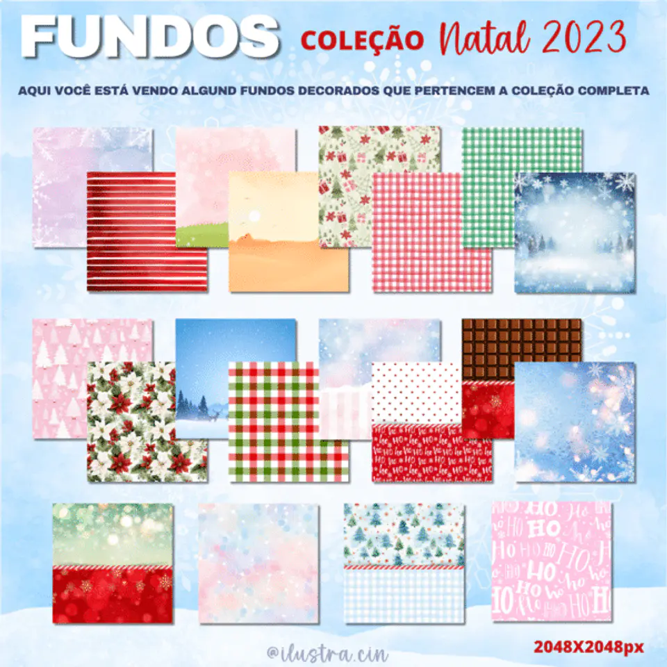 Kit Digital COMPLETO Natal 2023 - Ilustracin  6