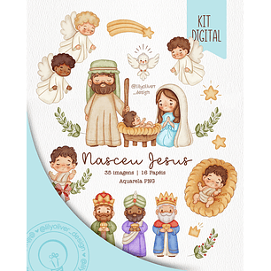 KIT DIGITAL NASCEU JESUS NATAL - LILLY OLIVER