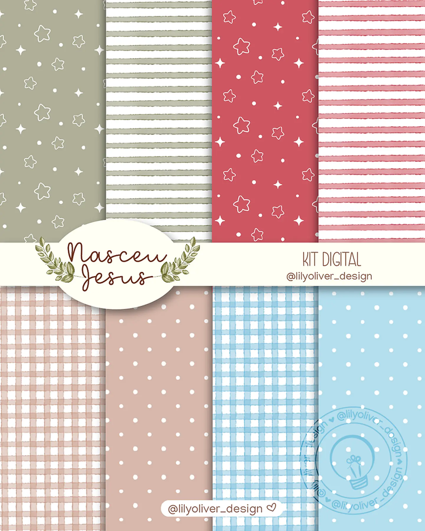 KIT DIGITAL NASCEU JESUS NATAL - LILLY OLIVER 3