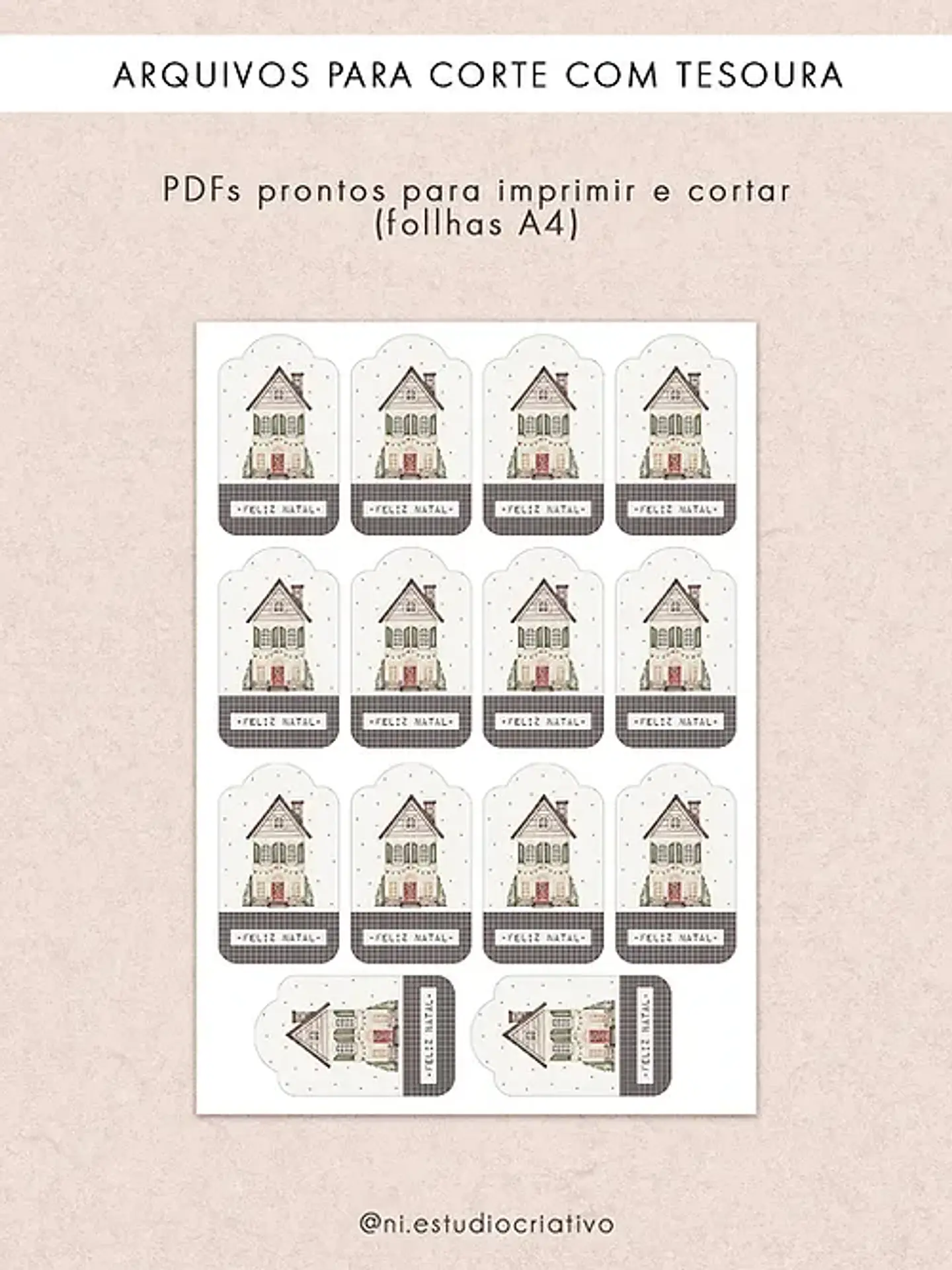 ARQUIVO DE CORTE PRINTABLES NATAL MÁGICO - NI ESTUDIO 2