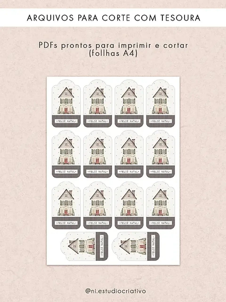 ARQUIVO DE CORTE PRINTABLES NATAL MÁGICO - NI ESTUDIO 2