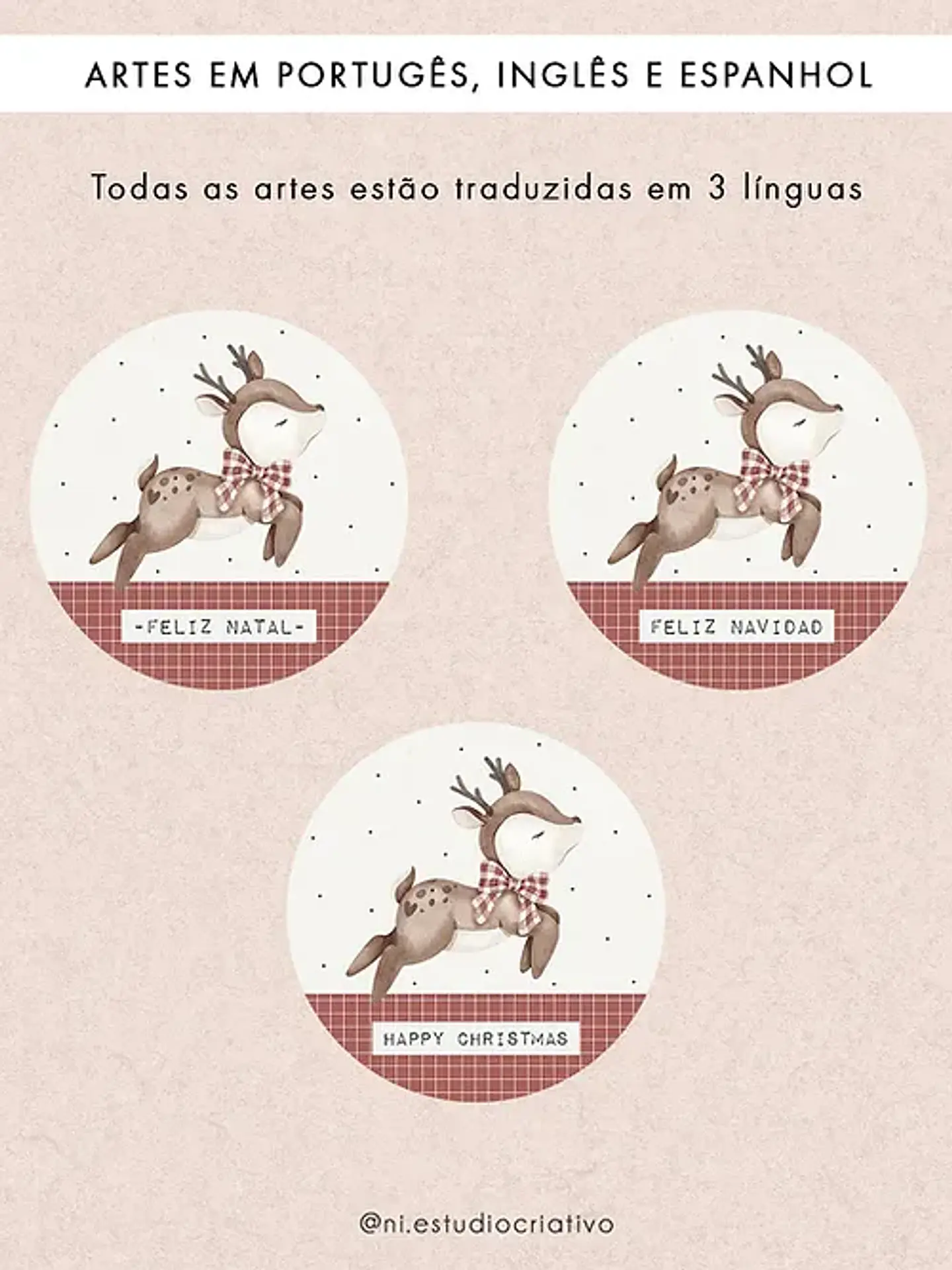 ARQUIVO DE CORTE PRINTABLES NATAL MÁGICO - NI ESTUDIO 5