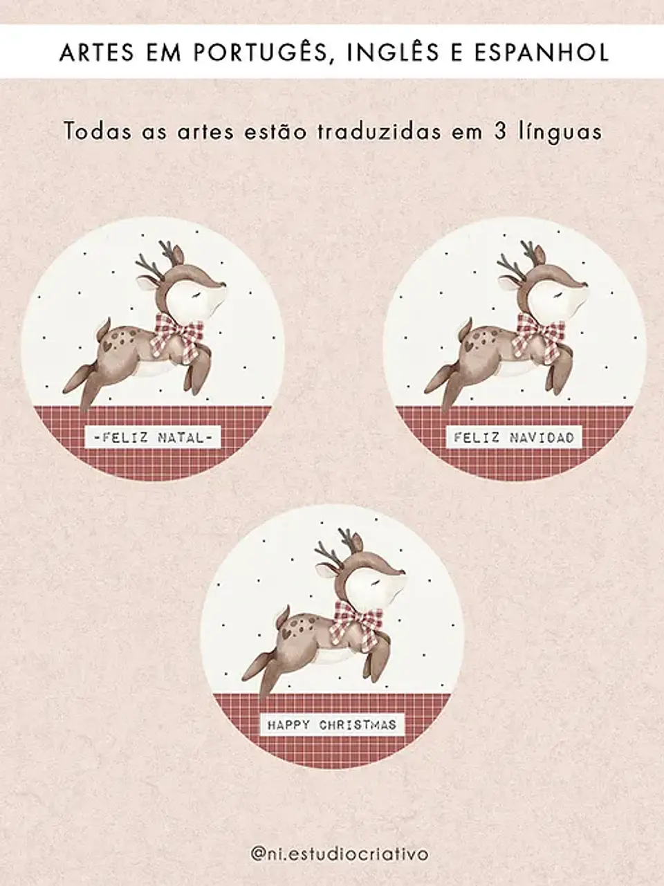 ARQUIVO DE CORTE PRINTABLES NATAL MÁGICO - NI ESTUDIO 5