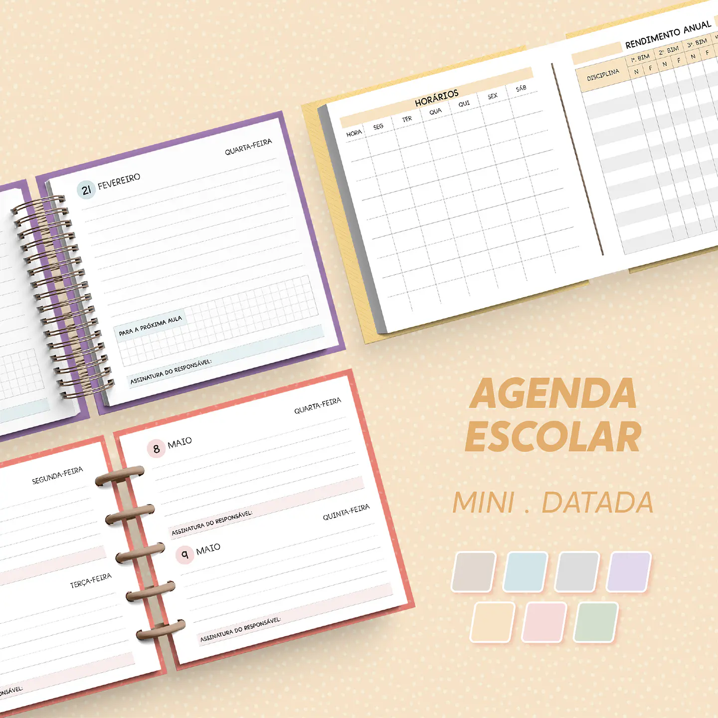 ARQUIVO ENCADERNAÇÃO SUPER COMBO AGENDA ESCOLAR 2024 - NILMARA QUINTELA 1