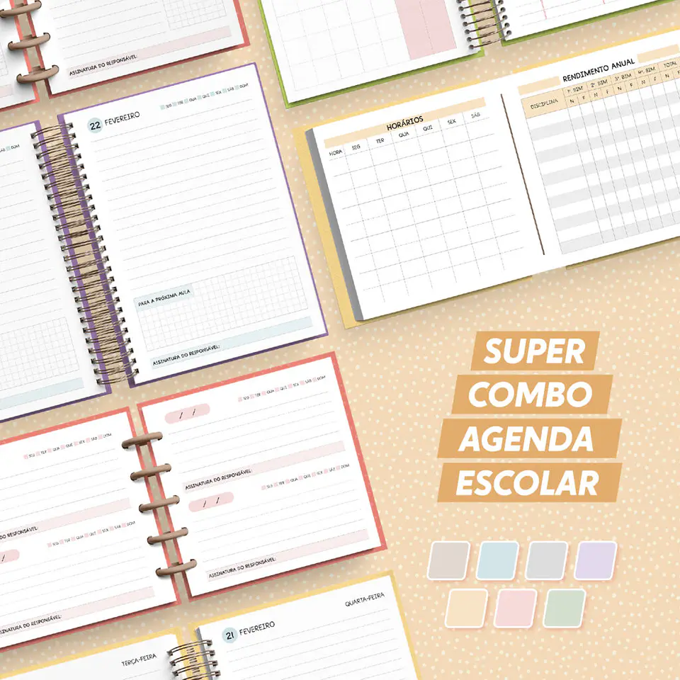 ARQUIVO ENCADERNAÇÃO SUPER COMBO AGENDA ESCOLAR 2024 - NILMARA QUINTELA 2