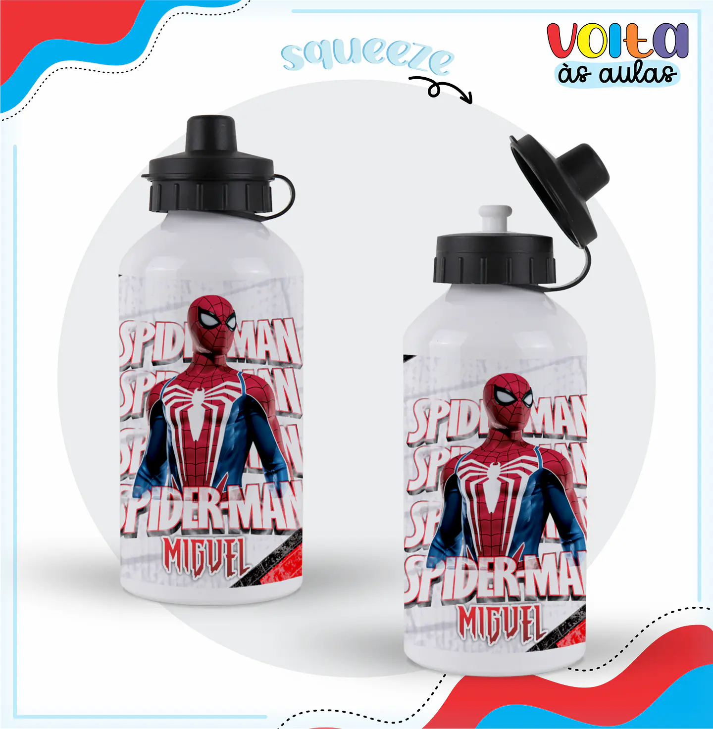 ARQUIVO ENCADERNAÇÃO KIT ESCOLAR HOMEM ARANHA - LINA CRIATIVA 10
