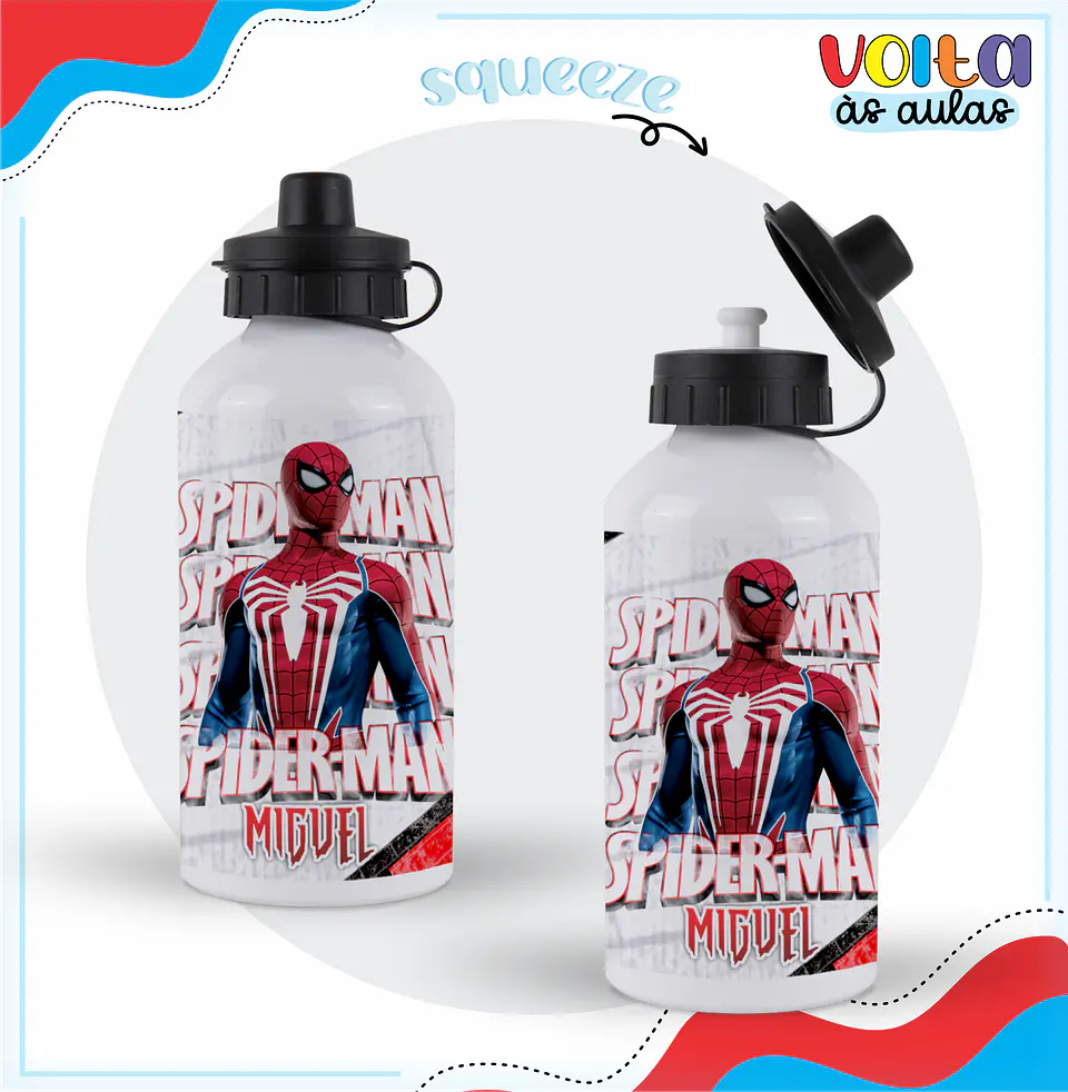 ARQUIVO ENCADERNAÇÃO KIT ESCOLAR HOMEM ARANHA - LINA CRIATIVA 10