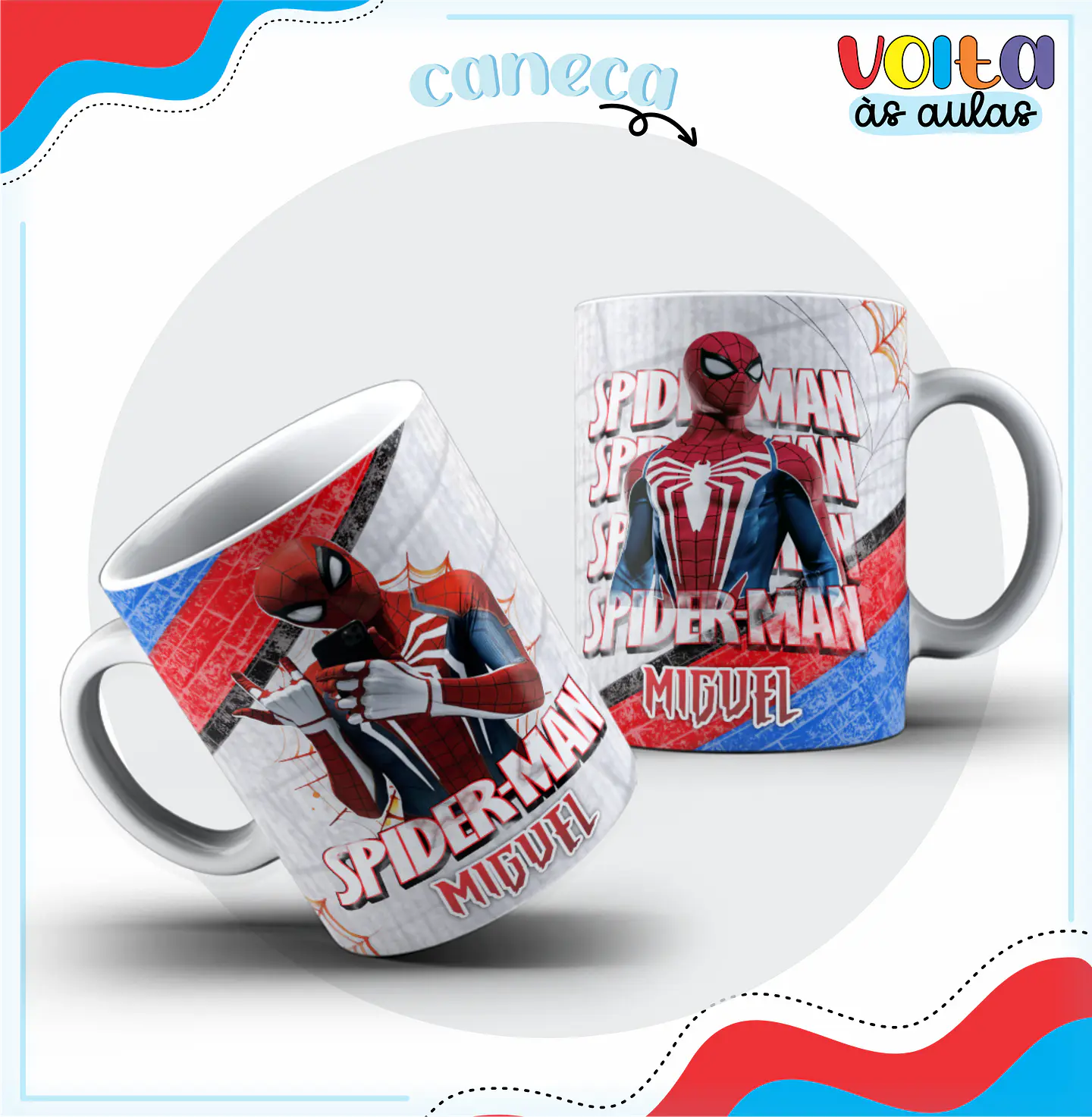 ARQUIVO ENCADERNAÇÃO KIT ESCOLAR HOMEM ARANHA - LINA CRIATIVA 11