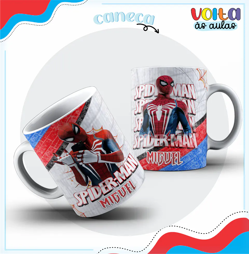 ARQUIVO ENCADERNAÇÃO KIT ESCOLAR HOMEM ARANHA - LINA CRIATIVA 11