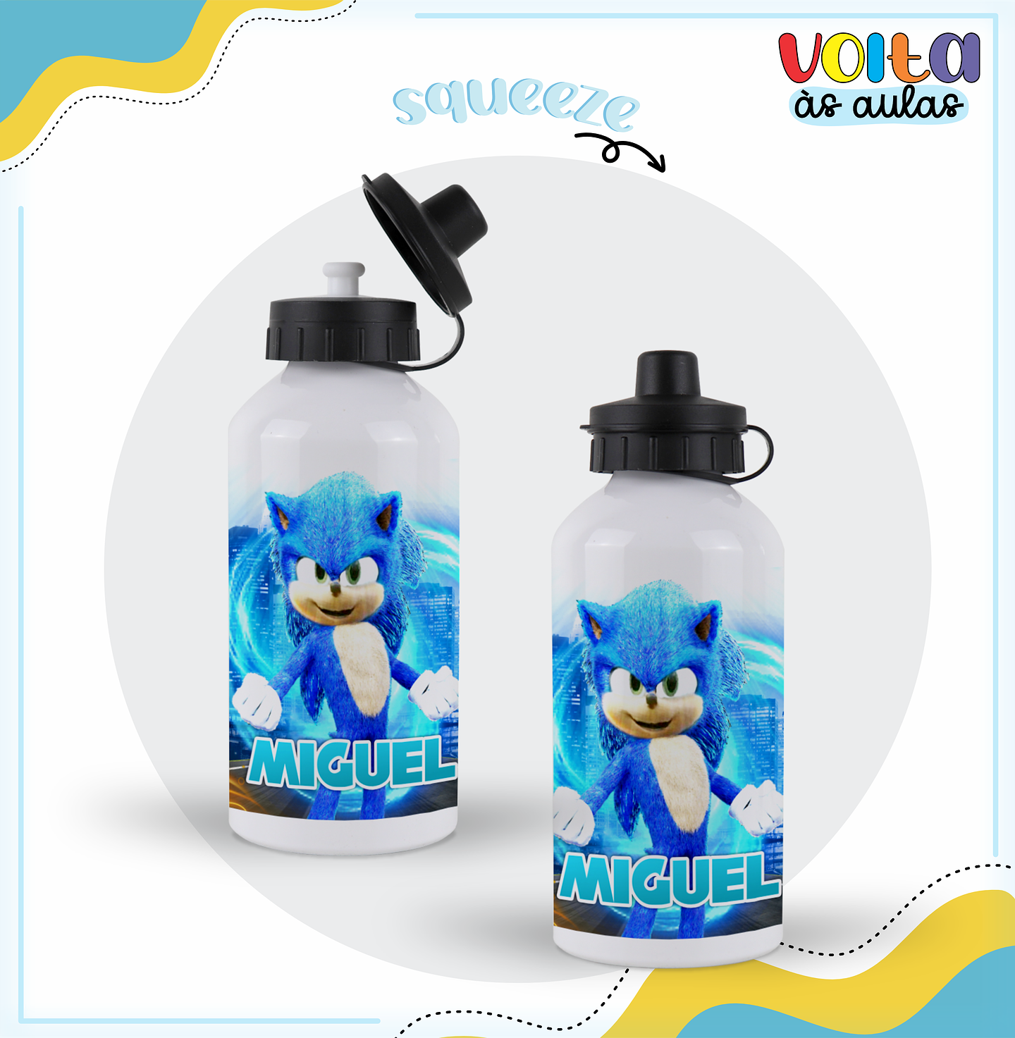 ARQUIVO ENCADERNAÇÃO KIT ESCOLAR SONIC - LINA CRIATIVA 10