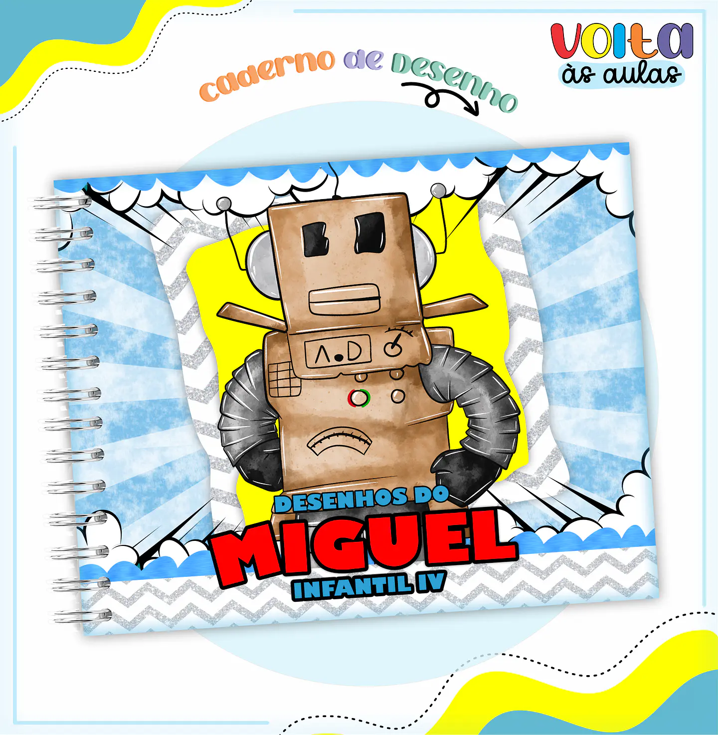 ARQUIVO ENCADERNAÇÃO KIT ESCOLAR ROBLOX - LINA CRIATIVA 4