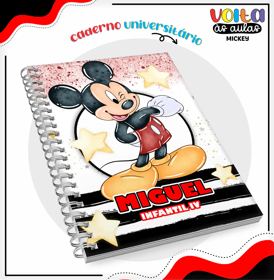 ARQUIVO ENCADERNAÇÃO KIT ESCOLAR MICKEY - LINA CRIATIVA 7