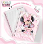 ARQUIVO ENCADERNAÇÃO KIT ESCOLAR MINNIE ROSA - LINA CRIATIVA - Thumbnail 4