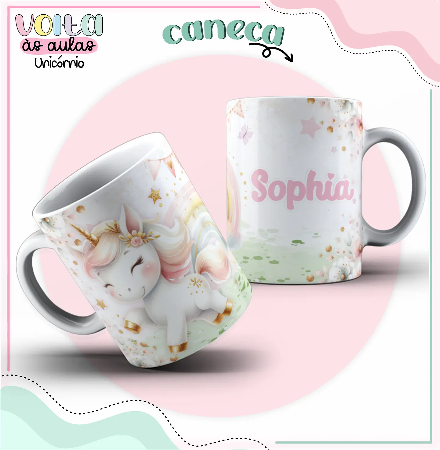 ARQUIVO ENCADERNAÇÃO KIT ESCOLAR UNICÓRNIOS - LINA CRIATIVA 11