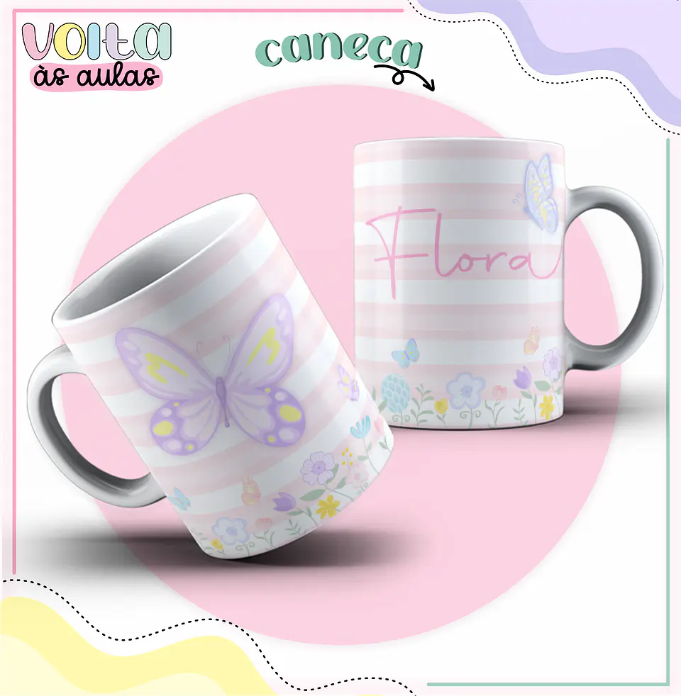 ARQUIVO ENCADERNAÇÃO KIT ESCOLAR BORBOLETAS - LINA CRIATIVA 5