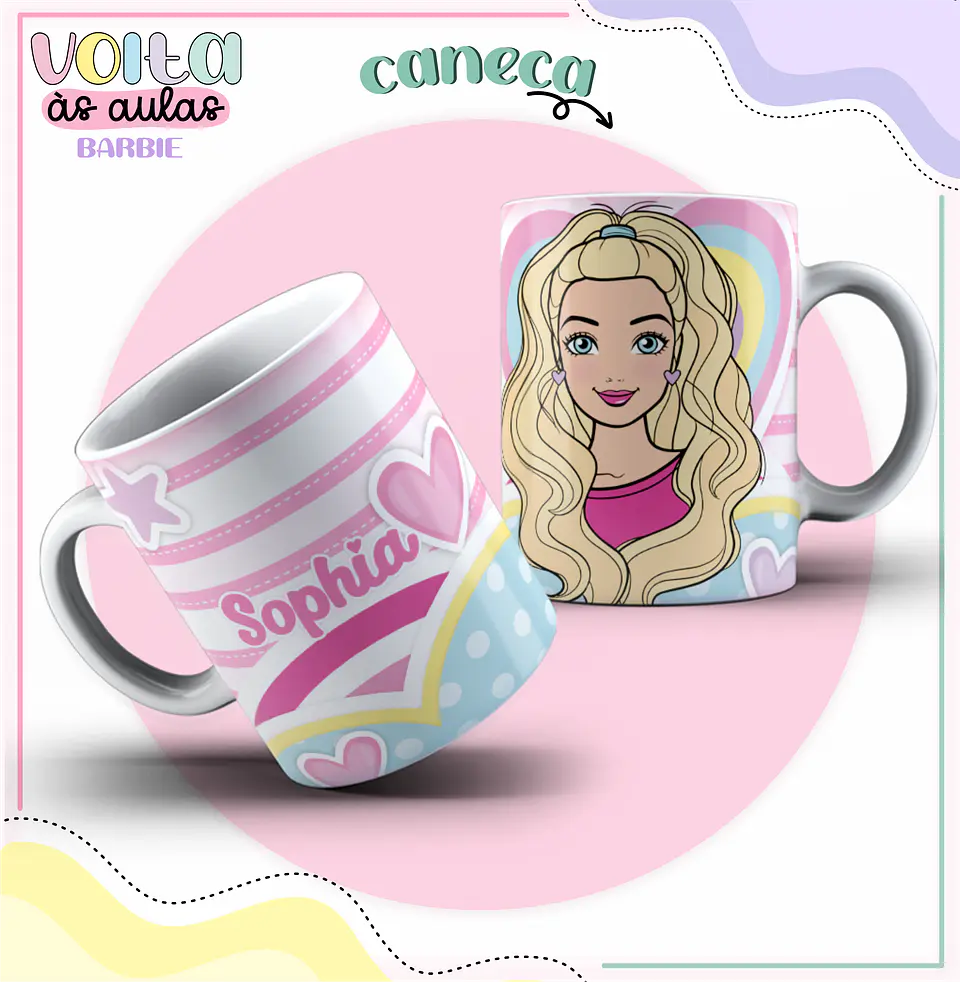 ARQUIVO ENCADERNAÇÃO KIT ESCOLAR BARBIE - LINA CRIATIVA 8