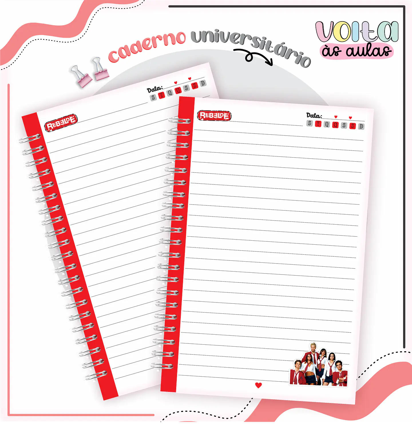 ARQUIVO ENCADERNAÇÃO KIT ESCOLAR REBELDE - LINA CRIATIVA 4